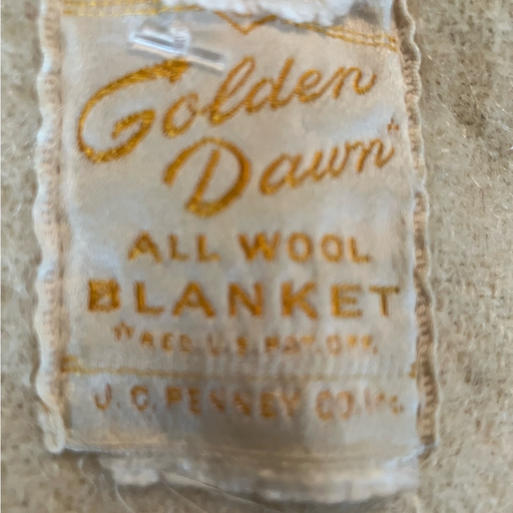 Mid-Century Wool Blanket - Picture 3 of 16